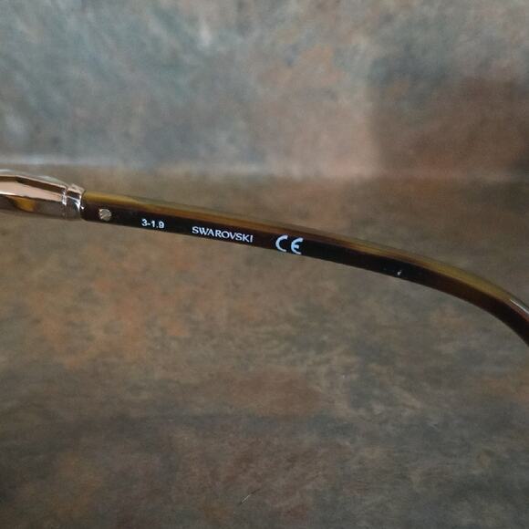Swarovski Dark Brown Women's Sunglasses - Picture 5 of 6